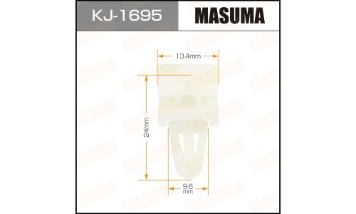 Клипса крепёжная бампера Masuma, для Mitsubishi, арт. KJ-1695