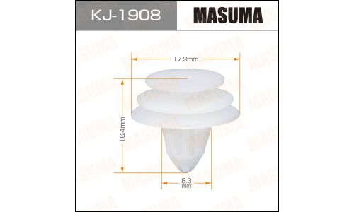 Клипса крепёжная деталей салона Masuma, для Subaru, арт. KJ-1908