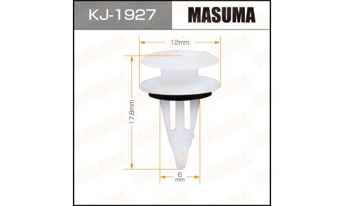 Клипса крепёжная молдинга дверей Masuma, для Subaru, арт. KJ-1927