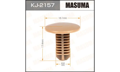 Клипса крепёжная обшивки потолка Masuma, для Mitsubishi, арт. KJ-2157