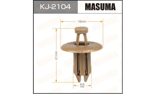 Клипса крепёжная обшивки салона Masuma, для Honda, арт. KJ-2104