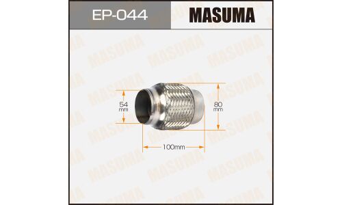 Гофра глушителя Masuma, 54x100мм, 2-слойная, арт. EP-044