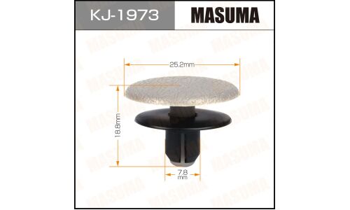Клипса крепёжная обшивки потолка Masuma, для Subaru, арт. KJ-1973