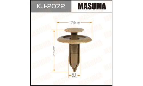 Клипса крепёжная деталей салона Masuma, для Mazda, арт. KJ-2072