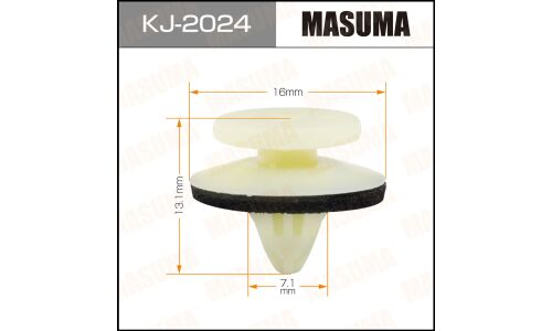 Клипса крепёжная накладок крыла Masuma, для Mitsubishi, арт. KJ-2024