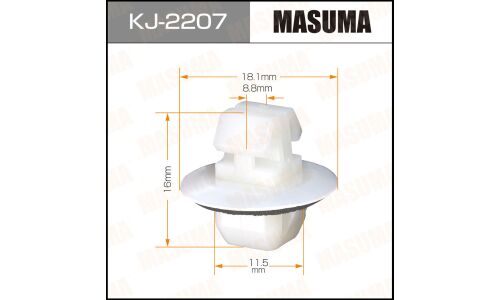 Клипса крепёжная накладок дверей Masuma, для Toyota, арт. KJ-2207
