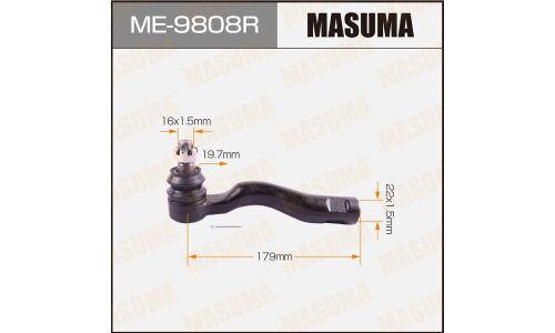 Наконечник рулевой тяги Masuma, правый, арт. ME-9808R