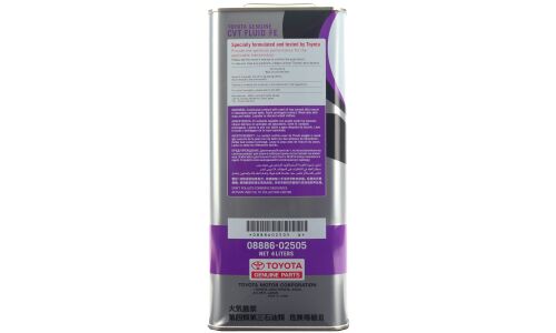 Масло трансмиссионное Toyota CVT Fluid FE, для вариаторов, 4л, арт. 08886-02505