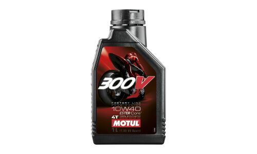 Масло для мотоциклов MOTUL 300V 4T Factory Line Road Racing 10w40 синтетическое, 4-тактное, 1л, арт. 104118