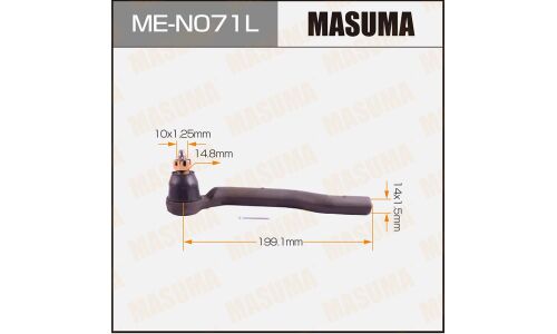 Наконечник рулевой тяги Masuma, левый, арт. ME-N071L