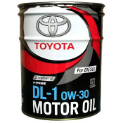 Моторное масло Toyota Motor Oil 0w30, синтетическое, JASO DL-1, для дизельного двигателя, 20л, арт. 08883-02903