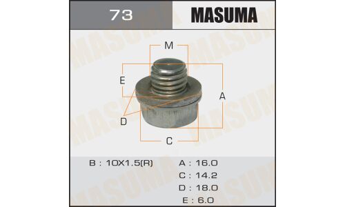 Болт маслосливной A/T Masuma Toyota, Mitsubishi, Suzuki