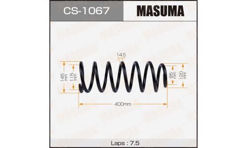Пружина подвески Masuma, задняя, арт. CS-1067