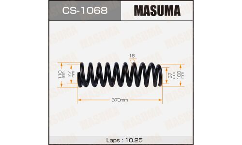 Пружина подвески Masuma, передняя, арт. CS-1068
