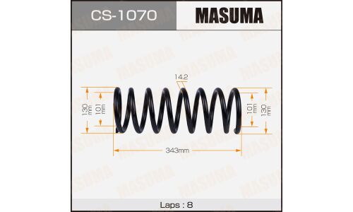 Пружина подвески Masuma, задняя, арт. CS-1070