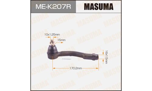 Наконечник рулевой тяги Masuma, правый, арт. ME-K207R