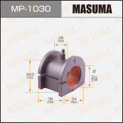 Втулка стабилизатора Masuma, арт. MP-1030