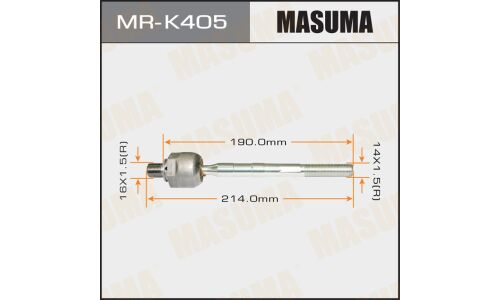 Тяга рулевая Masuma, для Hyundai Accent, KIA Rio, арт. MR-K405