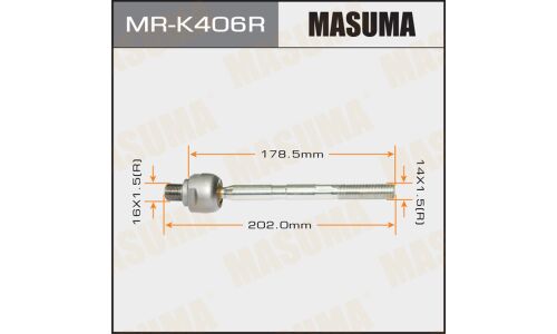 Тяга рулевая Masuma, для KIA Rio, арт. MR-K406R