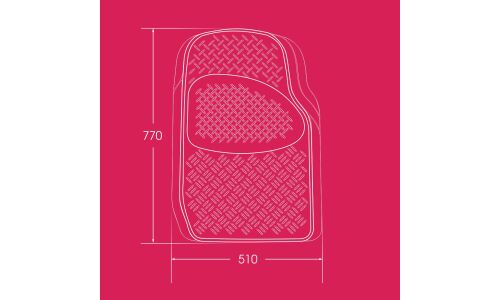 Коврики универсальные CARFORT ROVERS 4 для переднего ряда, серый цвет, 2шт