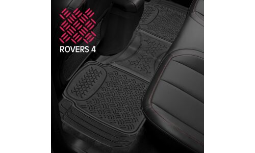 Коврик универсальный CARFORT ROVERS 4 для заднего ряда, черный цвет, размер 1580х435мм, 1шт