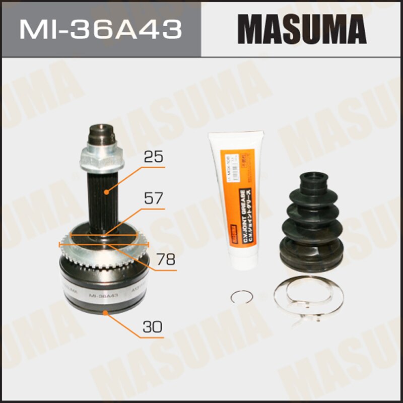 

ШРУС "Masuma" 30*57*25 (1/6)