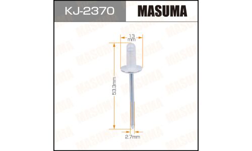 Заклёпка декоративной накладки бампера Masuma, для Lexus, Scion, Toyota, арт. KJ-2370
