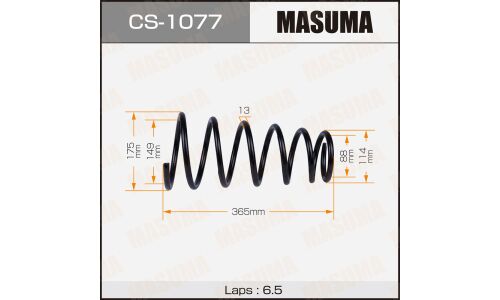 Пружина подвески Masuma, задняя, арт. CS-1077