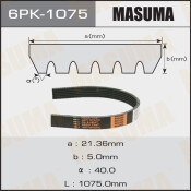 Ремень ручейковый Masuma 6PK-1075