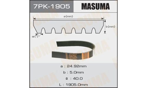 Ремень ручейковый Masuma 7PK-1905