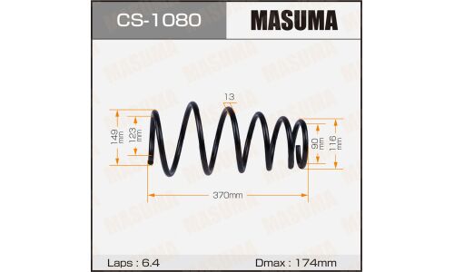 Пружина подвески Masuma, задняя, арт. CS-1080