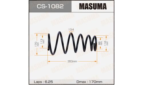 Пружина подвески Masuma, задняя, арт. CS-1082