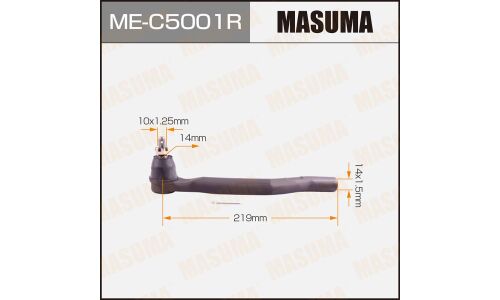 Наконечник рулевой тяги Masuma, правый, арт. ME-C5001R