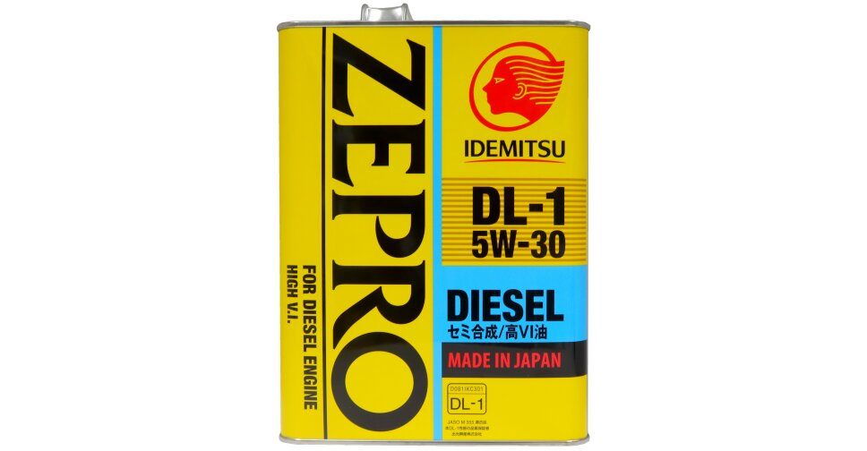 Масло моторное Idemitsu Zepro Diesel DL-1 5w30, полусинтетическое