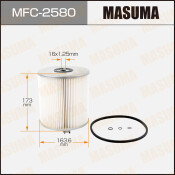 Фильтр масляный Masuma, арт. MFC-2580