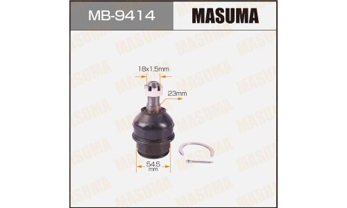 Опора шаровая Masuma, передняя, нижняя, для Toyota Land Cruiser Prado, арт. MB-9414
