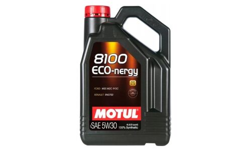 Масло моторное MOTUL 8100 ECO-nergy 5w30 синтетическое, API SL, ACEA A5/B5, универсальное, 4л, арт. 104257