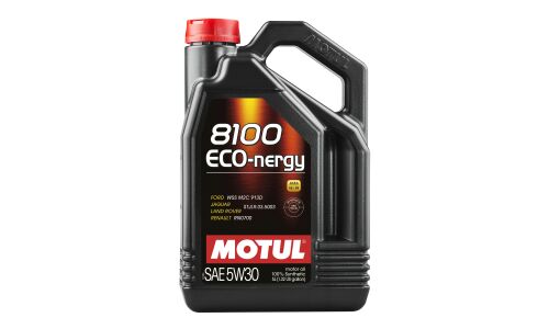 Масло моторное MOTUL 8100 ECO-nergy 5w30 синтетическое, API SL, ACEA A5/B5, универсальное, 5л, арт. 102898/111686