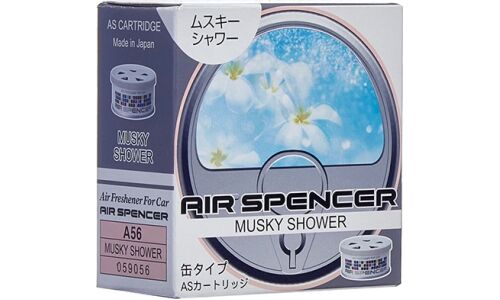 Ароматизатор на торпедо Eikosha Spirit Refill Musky Shower (Мускусный дождь), меловой, баночка 40г, арт. A-56