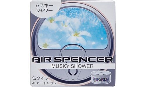 Ароматизатор на торпедо Eikosha Spirit Refill Musky Shower (Мускусный дождь), меловой, баночка 40г, арт. A-56