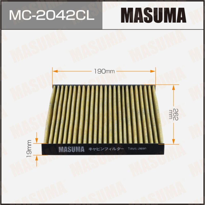 

Салонный фильтр AC-207C MASUMA (1/40)