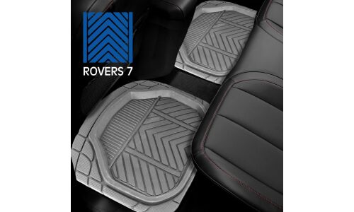 Коврики универсальные CARFORT ROVERS 7 для переднего и заднего ряда, серый цвет, 4шт