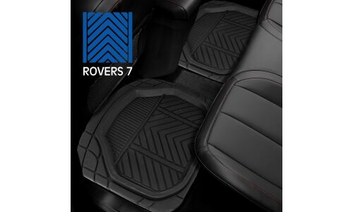 Коврики универсальные CARFORT ROVERS 7 для переднего и заднего ряда, черный цвет, 4шт
