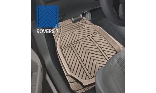 Коврики универсальные CARFORT ROVERS 7 для переднего и заднего ряда, бежевый цвет, 4шт