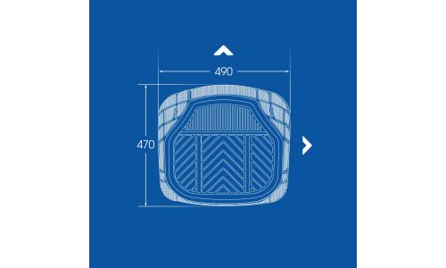 Коврики универсальные CARFORT ROVERS 7 для переднего и заднего ряда, бежевый цвет, 4шт