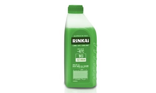 Антифриз Rinkai Long Life Coolant G12 LLC, зеленый, -45°C, 1кг, арт. AFG1