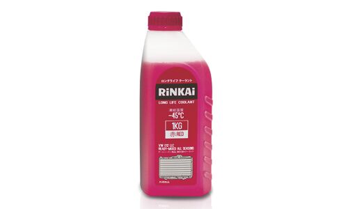 Антифриз Rinkai Long Life Coolant G12 LLC, красный, -45°C, 1кг, арт. AFR1