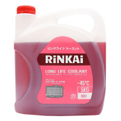 Антифриз Rinkai Long Life Coolant G12 LLC, красный, -45°C, 5кг, арт. AFR5 Антифриз Rinkai Long Life Coolant G12 LLC, красный, -45°C, 5кг, арт. AFR5