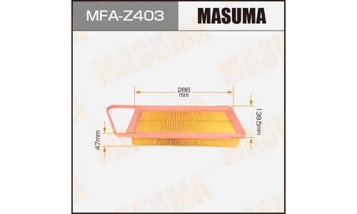 Фильтр воздушный Masuma A-5402, арт. MFA-Z403