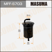 Фильтр топливный Masuma, арт. MFF-S703